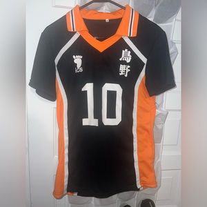 Shoyo Hinata Number 10 Haikyuu!! Volleyball Jersey Cosplay